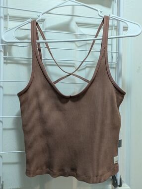 Vuori Ribbed Crops Tank